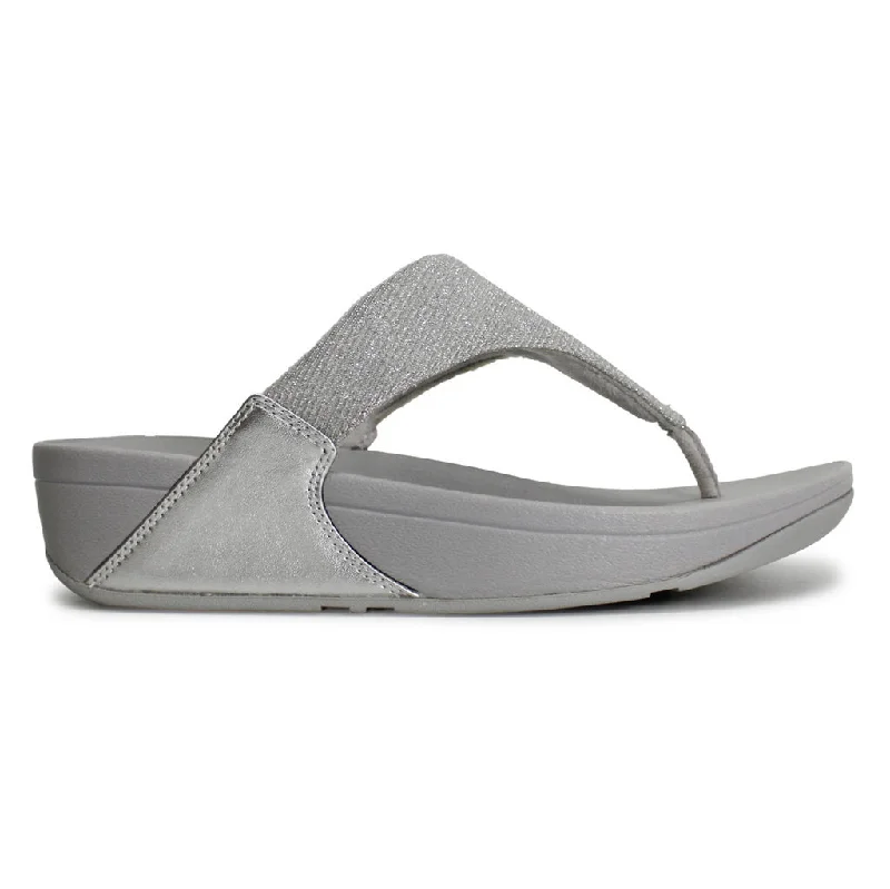 Adjustable Strap Women's Sandals with a Padded Heel in Pink for a Custom FitLulu Shimmerlux Toe Post Synthetic Women's Toe Post Sandals