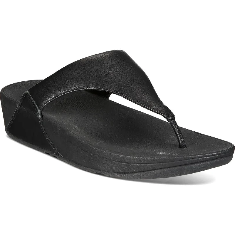 Plus Size Women's Wide - Width Platform Sandals in Black for Added Comfort and HeightFitFlop Women's Lulu Casual Flip Flop Thong Sandal