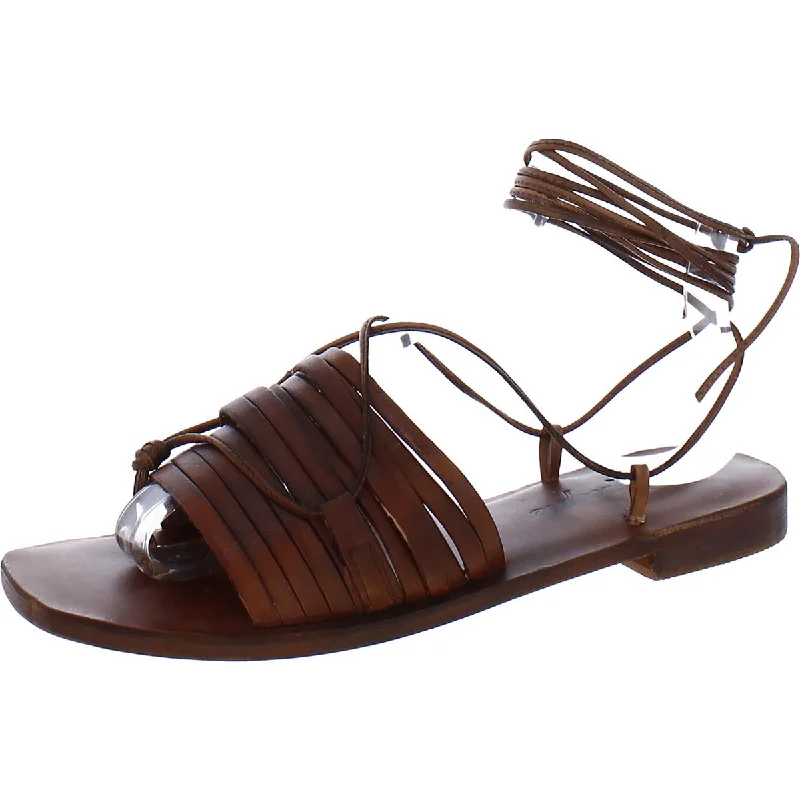 Orthopedic Women's Sandals with Arch Support in Gray for Foot HealthFree People Womens Cami Leather Strappy Huarache Sandals