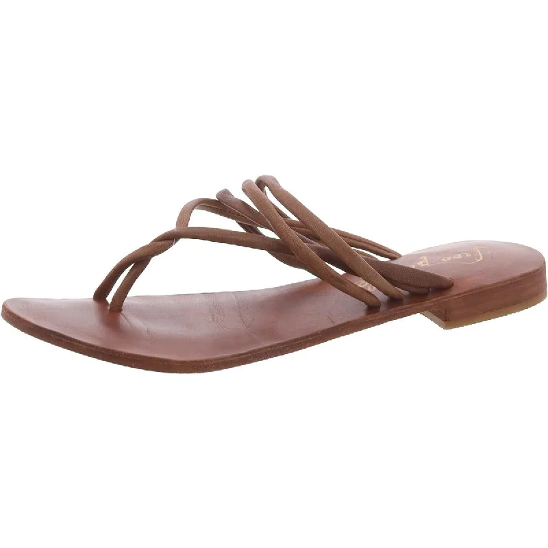 Women's Thong Sandals with a Beaded Design in Multicolor for a Beachy AestheticFree People Womens Kayla Leather Thong Slide Sandals