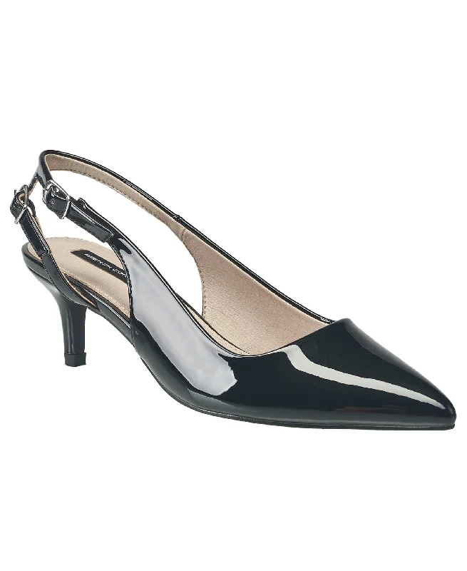 Women's Sandals with a Floral - Printed Upper in Pink for a Feminine Spring LookFrench Connection Women's Vichy Double Strap Slingback