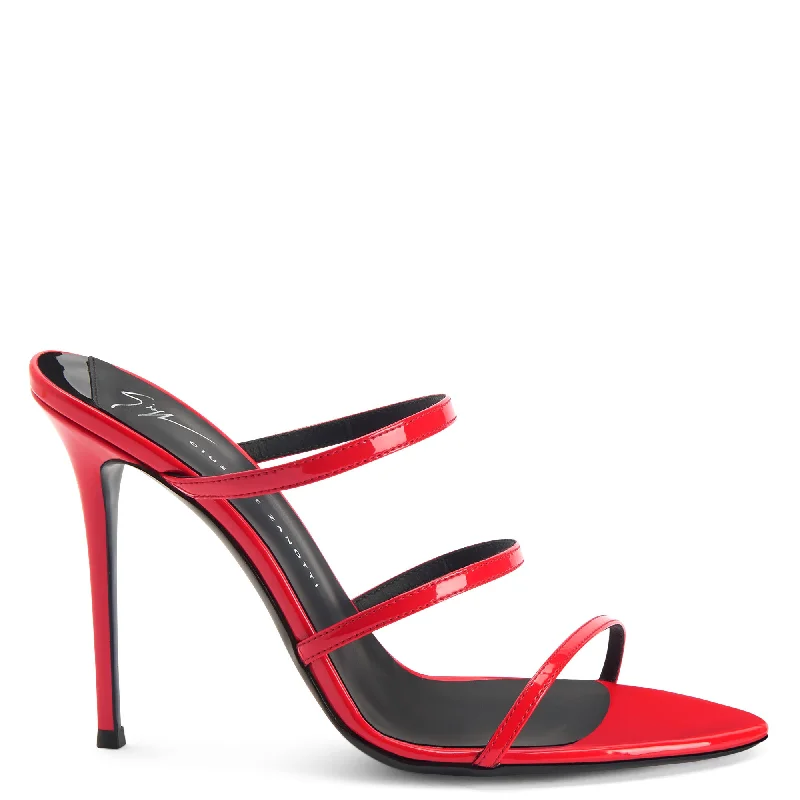 Child - Friendly Women's Sandals with a Secure Buckle in Purple for Moms on the GoGiuseppe Zanotti Alimha