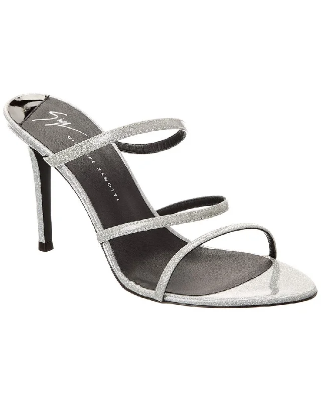 Waterproof Women's Rubber Beach Sandals with Arch Support in Blue for Water ActivitiesGiuseppe Zanotti Alimha 90 Vinyl Sandal