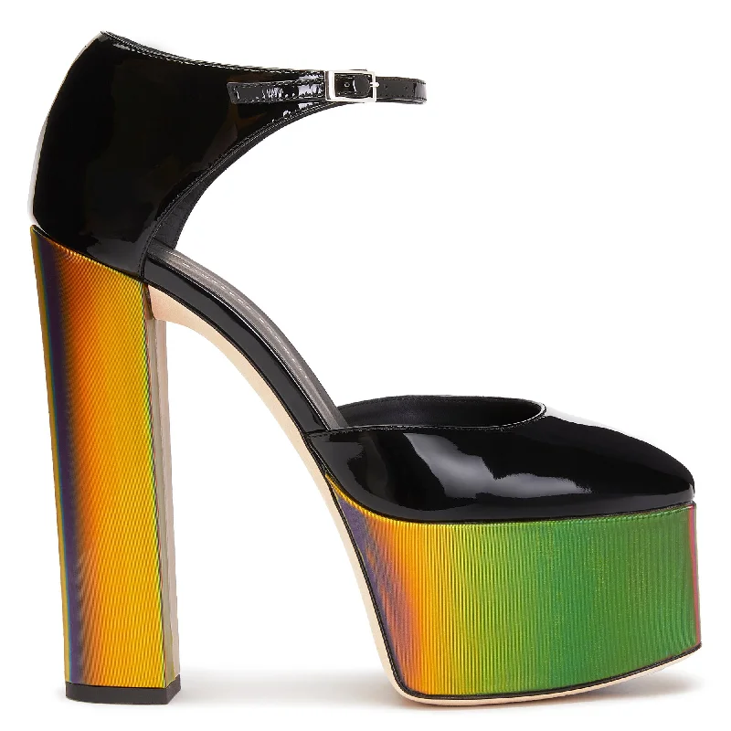 Women's Cork - Soled Espadrille Sandals with a Rope - Trimmed Upper in Navy for a Summer VibeGiuseppe Zanotti Bebe