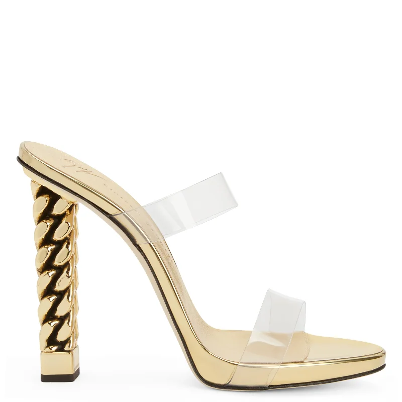 Women's Rhinestone - Embellished Open - Toe Sandals in Silver for a Glamorous Party LookGiuseppe Zanotti Bonnie