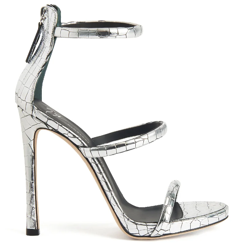 Women's Sandals with a Floral - Printed Upper in Pink for a Feminine Spring LookGiuseppe Zanotti Harmony