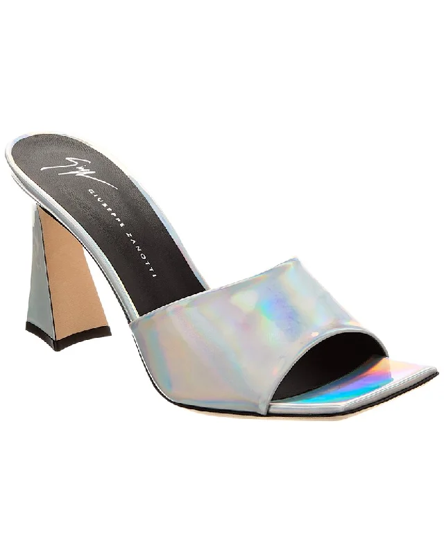 Lightweight Women's Mesh - Paneled Sandals in Yellow for BreathabilityGiuseppe Zanotti Solhene 85 Leather Sandal