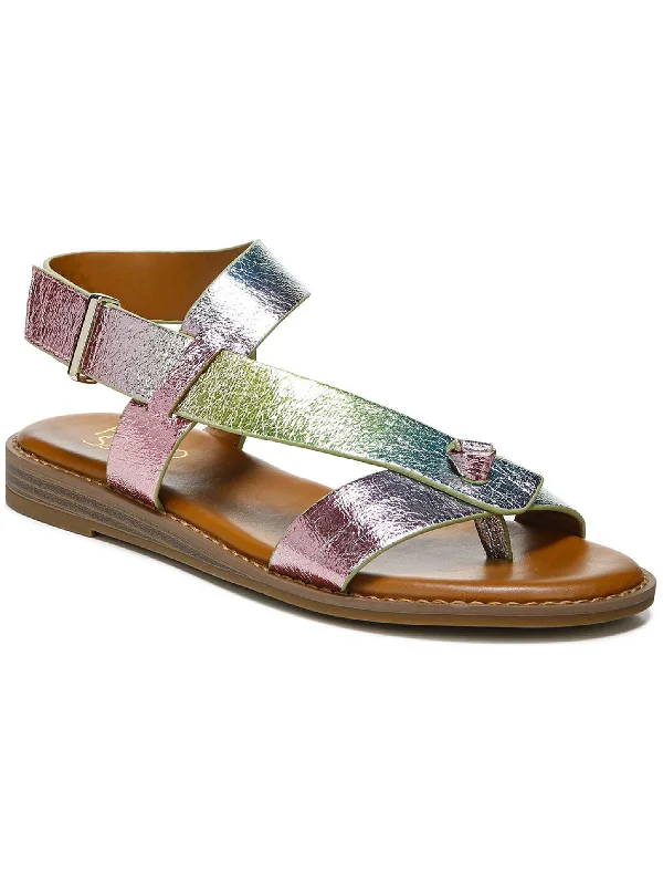 Women's Rhinestone - Embellished Open - Toe Sandals in Silver for a Glamorous Party LookGlenni 2 Womens Slingback Sandals