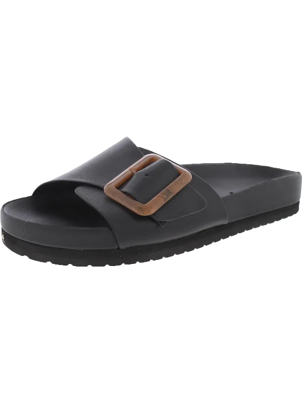 Women's Sandals with a Floral - Printed Upper in Pink for a Feminine Spring LookGrant Womens Suede Slip On Slide Sandals