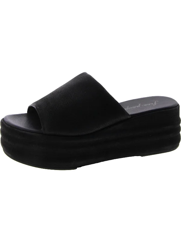 Adjustable Strap Women's Sandals with a Padded Heel in Pink for a Custom FitHarbor Womens Leather Open Toe Flatform Sandals