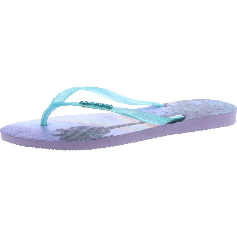 Women's Cork - Soled Espadrille Sandals with a Rope - Trimmed Upper in Navy for a Summer VibeHavaianas Womens Alpargatas Pool Beach Flip-Flops