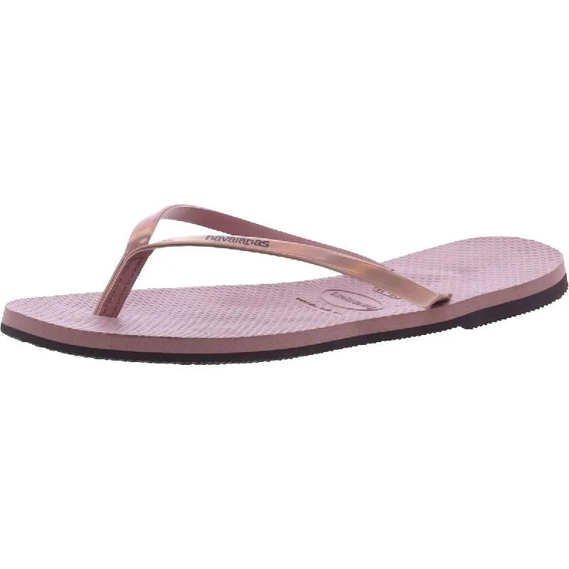 Shock - Absorbing Women's Sandals with a Soft Insole in Black for Active LifestylesHavaianas Womens Thong Slip On Flip-Flops