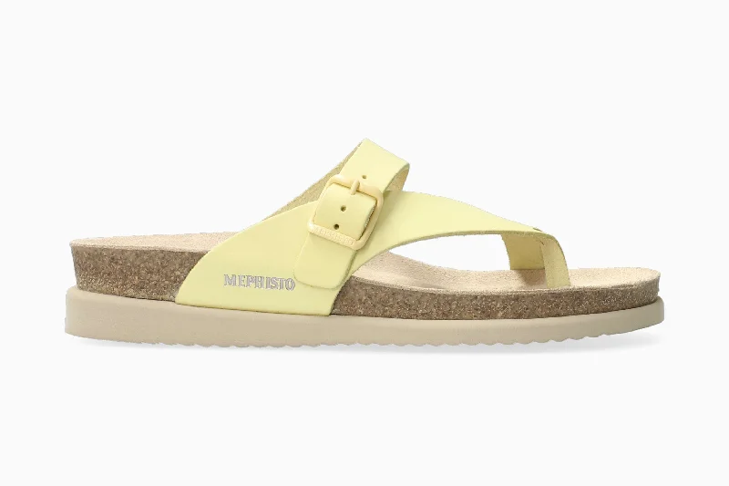 Shock - Absorbing Women's Sandals with a Soft Insole in Black for Active LifestylesHelen Brights - Yellow