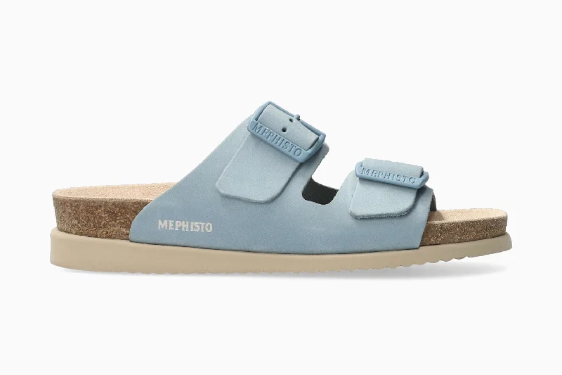 Orthopedic Women's Sandals with Arch Support in Gray for Foot HealthHester - Blue Sky