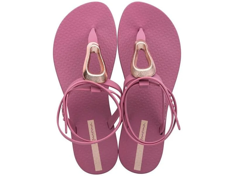 Women's Cork - Soled Espadrille Sandals with a Rope - Trimmed Upper in Navy for a Summer VibeIpanema Sandals