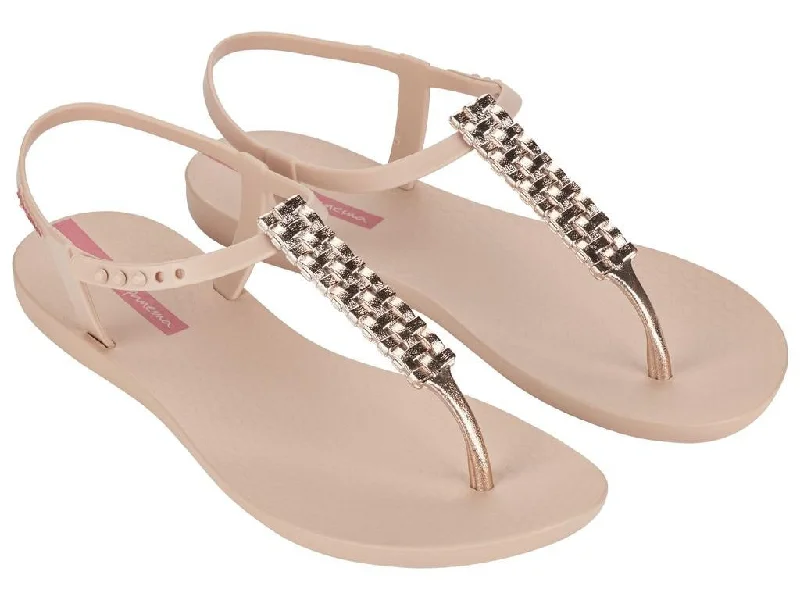 Women's Flat Slide Sandals with a Memory Foam Insole in White for All - Day ComfortIpanema Sandals