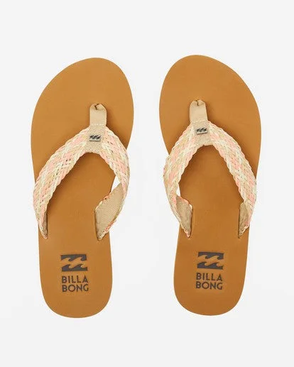 Plus Size Women's Wide - Width Platform Sandals in Black for Added Comfort and HeightBillabong Sandals Woman's