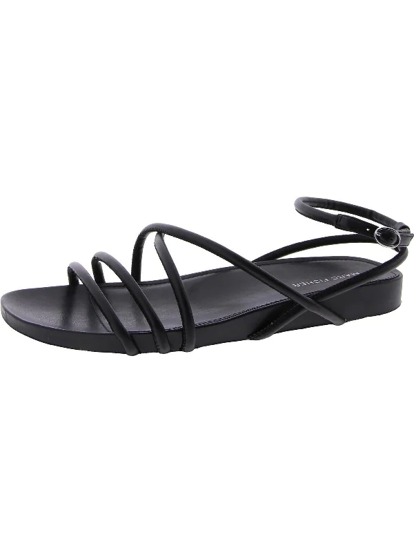 Women's Leather - Strapped Sandals with a Braided Detail in Brown for a Rustic AppealJoylyn Womens Faux Leather Platform Gladiator Sandals