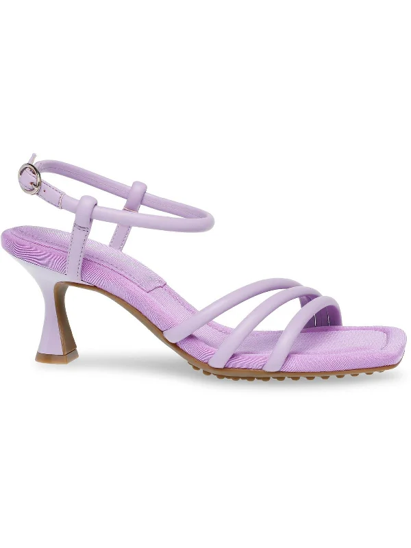 Women's Rhinestone - Embellished Open - Toe Sandals in Silver for a Glamorous Party LookJules  Womens Strappy Dressy Heels