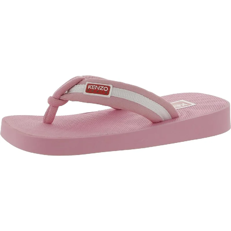 Women's Ankle - Strap Sandals with a Block Heel in Red for a Sophisticated StyleKenzo Paris Womens Striped Platform Thong Sandals