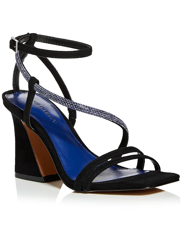 Women's Leather - Strapped Sandals with a Braided Detail in Brown for a Rustic AppealKressila Womens Suede Rhinestone Heels