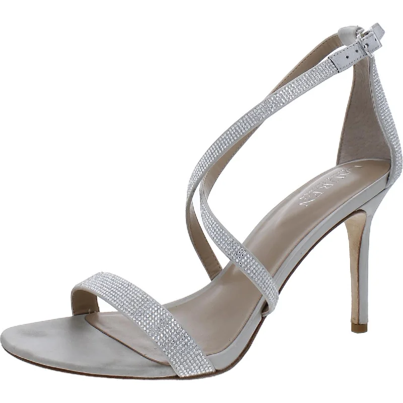 Women's Sandals with a Floral - Printed Upper in Pink for a Feminine Spring LookLauren Ralph Lauren Womens Gabrielle Satin Heels