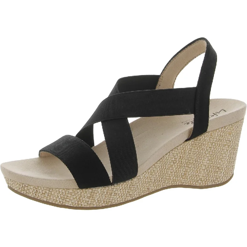 Women's Thong Sandals with a Beaded Design in Multicolor for a Beachy AestheticLifeStride Womens Delta 2 Open Toe Strappy Wedge Sandals