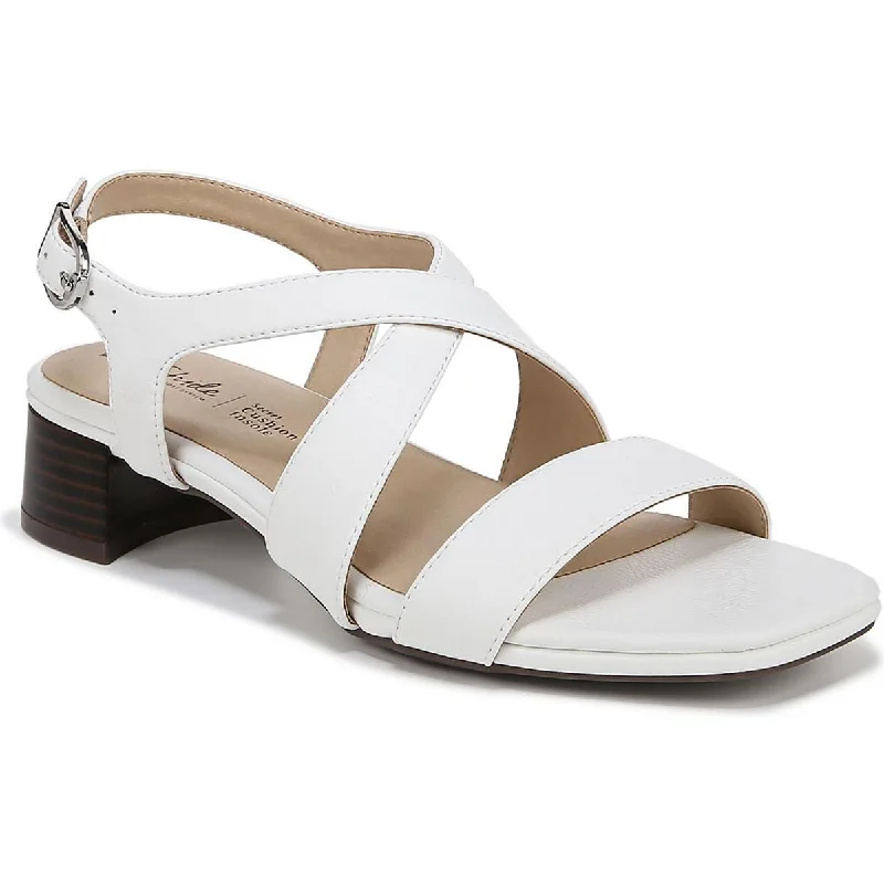 Lightweight Women's Mesh - Paneled Sandals in Yellow for BreathabilityLifeStride Womens Jordan Adjustable Faux Leather Slingback Sandals