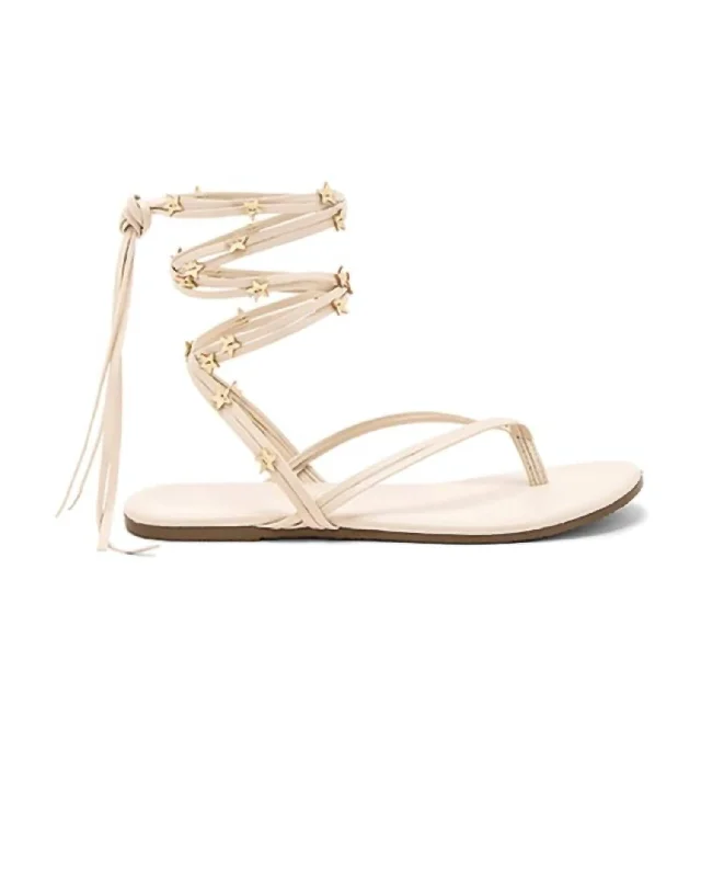 Anti - Slip Women's Sandals with a Grooved Sole in Green for Outdoor AdventuresLily Wrap In Star Dust