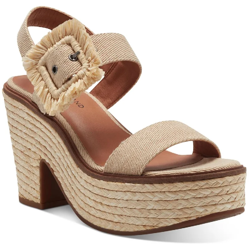 Child - Friendly Women's Sandals with a Secure Buckle in Purple for Moms on the GoLucky Brand Womens Yidris Twill Ankle Strap Espadrilles