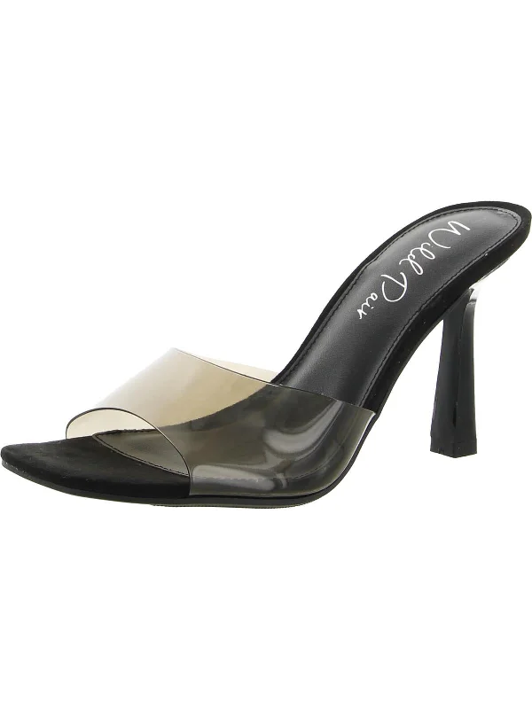 Women's Cork - Soled Espadrille Sandals with a Rope - Trimmed Upper in Navy for a Summer VibeLuunav Womens Open Toe Slip On Heels