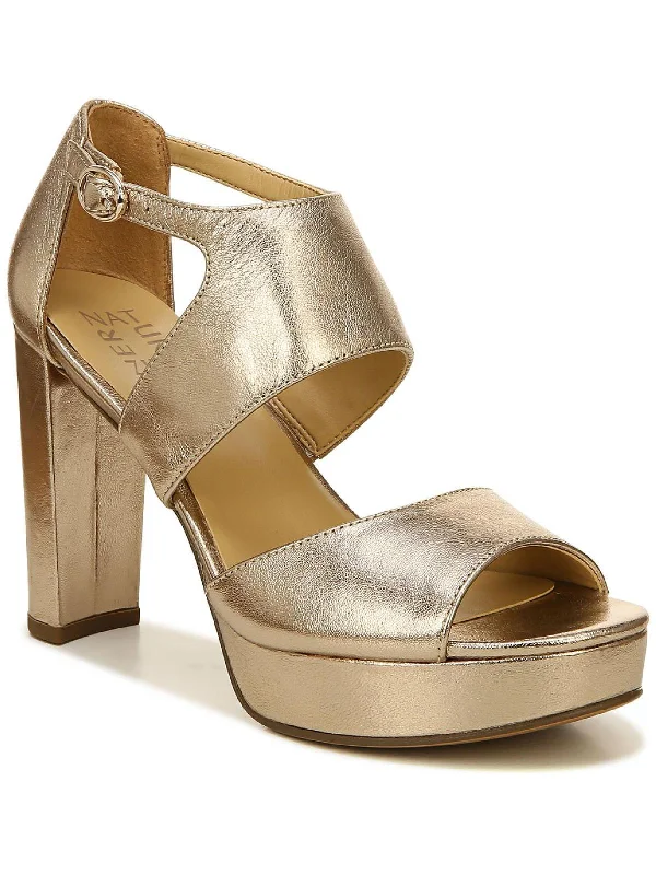 Child - Friendly Women's Sandals with a Secure Buckle in Purple for Moms on the GoMae Womens Leather Ankle Strap Platform Sandals