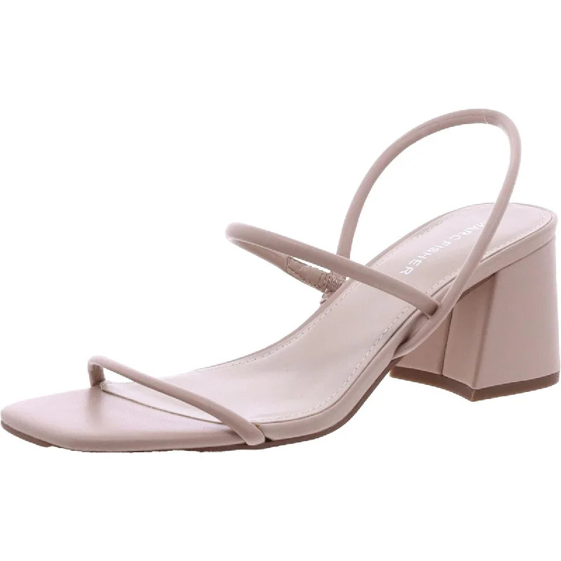 Women's Strappy Gladiator Sandals with Buckle Closures in Tan for a Boho LookMarc Fisher Womens Strappy Casual Heels