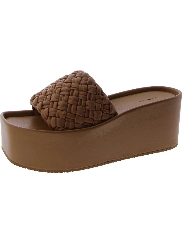 Women's Thong Sandals with a Beaded Design in Multicolor for a Beachy AestheticMari Womens Leather Square Toe Wedge Sandals