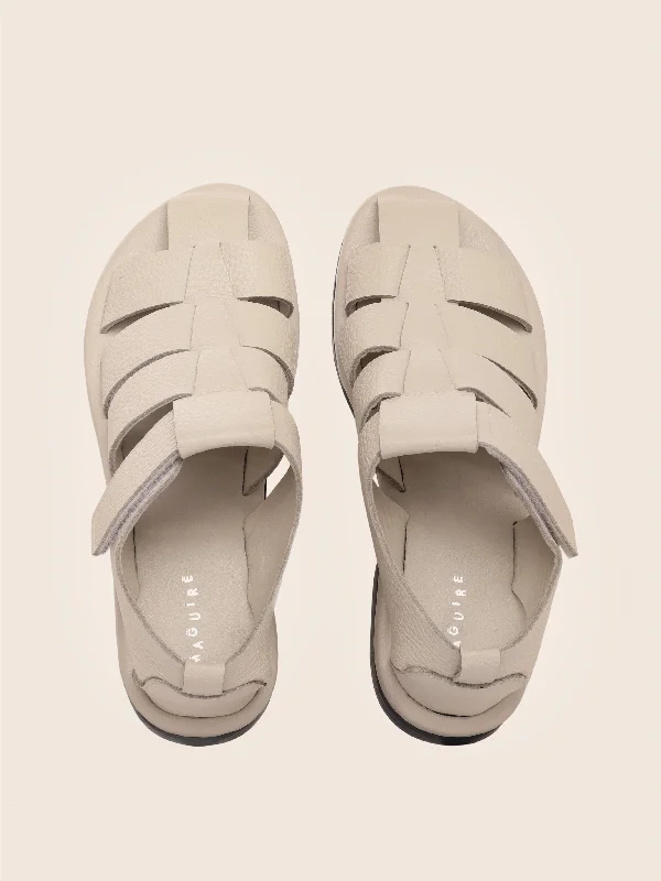 Women's Cork - Soled Espadrille Sandals with a Rope - Trimmed Upper in Navy for a Summer VibeMarta Cream Sandal