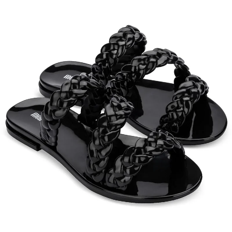 Women's Sandals with a Floral - Printed Upper in Pink for a Feminine Spring LookMelissa Womens WRAP Slip On Casual Flatform Sandals