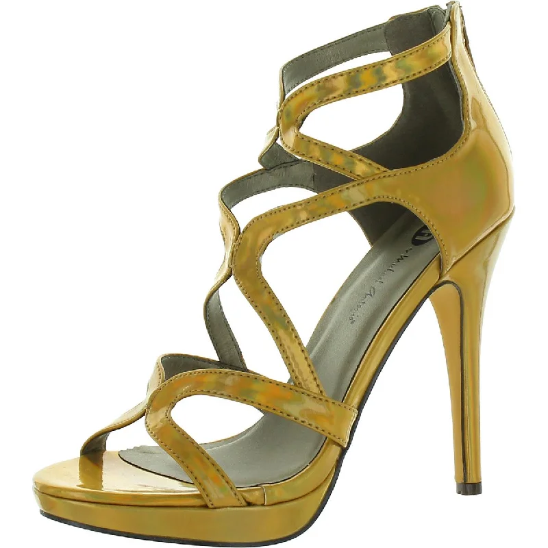 Women's Sandals with a Floral - Printed Upper in Pink for a Feminine Spring LookMichael Antonio Womens Riot-Met Metallic Strappy Heels