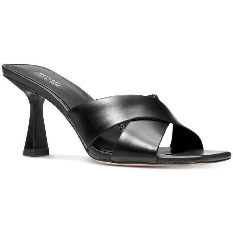 Women's Thong Sandals with a Beaded Design in Multicolor for a Beachy AestheticMICHAEL Michael Kors Womens Clara Leather Slip-On Heels