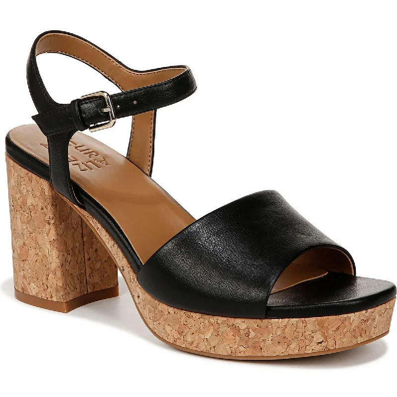 Lightweight Women's Mesh - Paneled Sandals in Yellow for BreathabilityNaturalizer Womens Lilly Faux Leahter Ankle Strap Heels