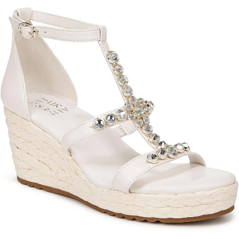Child - Friendly Women's Sandals with a Secure Buckle in Purple for Moms on the GoNaturalizer Womens Serena Embellished Wedge Sandals