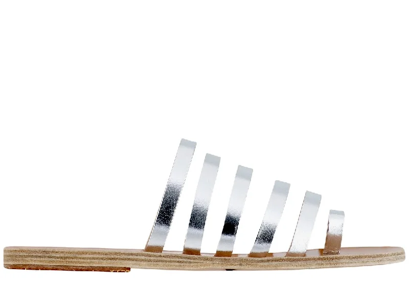 Women's Sandals with a Floral - Printed Upper in Pink for a Feminine Spring LookNiki Leather Multi Strap Sandals
