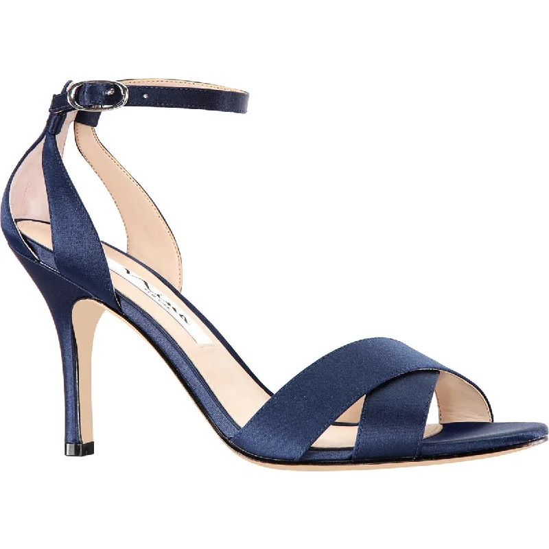 Women's Sandals with a Floral - Printed Upper in Pink for a Feminine Spring LookNina Womens  Glitter Ankle Strap Heel Sandals