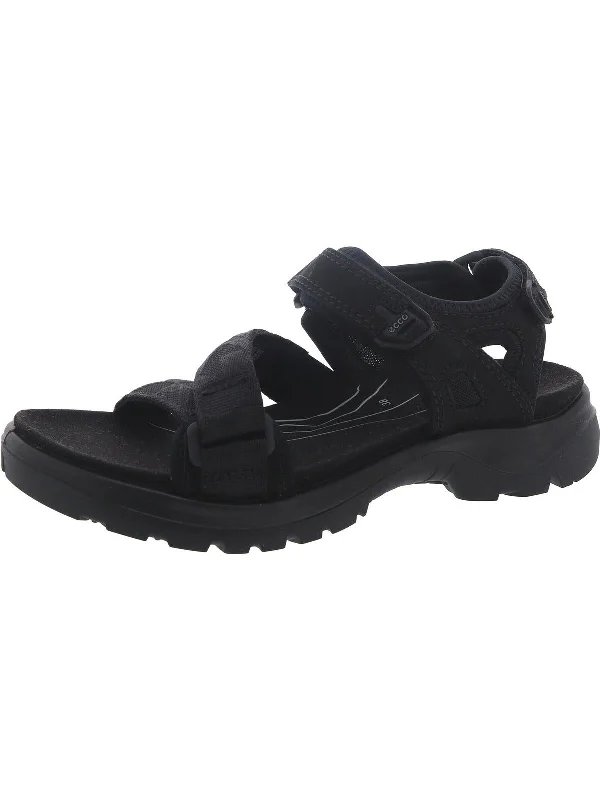 Sustainable Women's Recycled Material Sandals in Beige for Eco - Conscious ShoppersOffroad Womens Leather Ankle Strap Sport Sandals