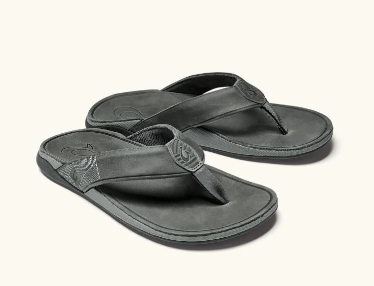 Shock - Absorbing Women's Sandals with a Soft Insole in Black for Active LifestylesOlukai Sandals Stone