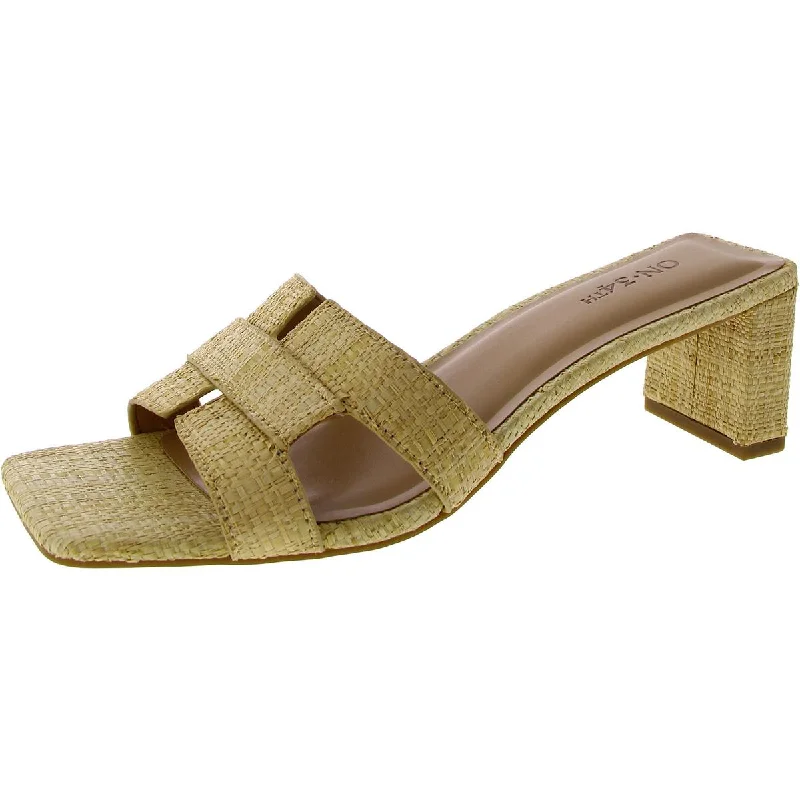 Women's Cork - Soled Espadrille Sandals with a Rope - Trimmed Upper in Navy for a Summer VibeOn 34th Womens BEATRIS Slip On Open Toe Mule Sandals