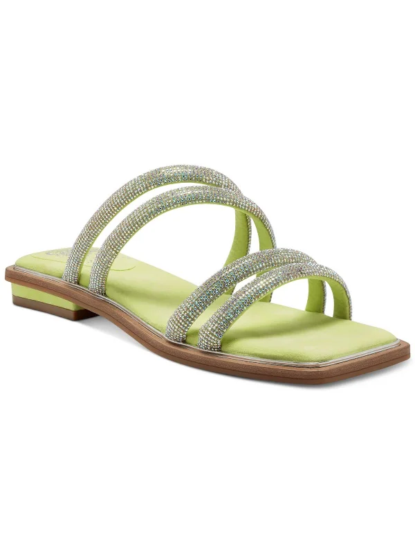 Lightweight Women's Mesh - Paneled Sandals in Yellow for BreathabilityPeomi Womens Microsuede Open Toe Dress Sandals