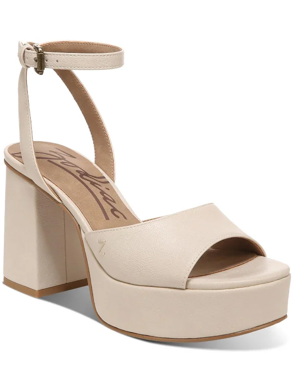 Women's Strappy Gladiator Sandals with Buckle Closures in Tan for a Boho LookPriya Womens Denim Ankle Strap T-Strap Sandals