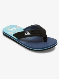 Elastic - Strap Women's Sandals with a Padded Toe in Teal for Easy On - and - OffQuiksilver Sandals