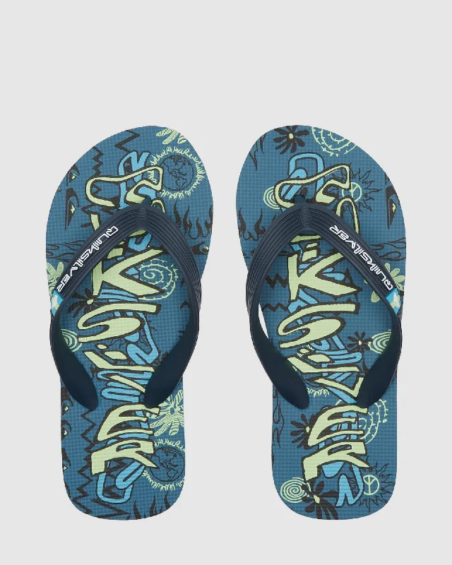 Anti - Slip Women's Sandals with a Grooved Sole in Green for Outdoor AdventuresQuiksilver Sandals Boys