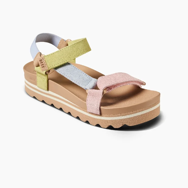 Waterproof Women's Rubber Beach Sandals with Arch Support in Blue for Water ActivitiesReef Sandals Woman Comfy Elastic Backstrap